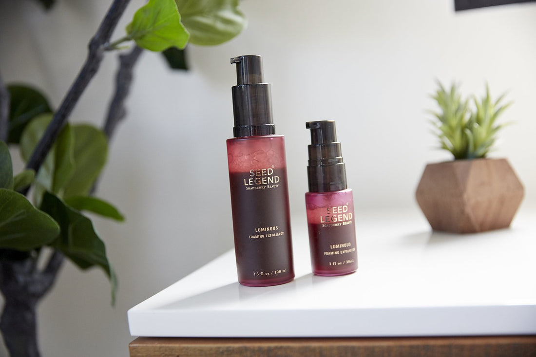 Seed Legend skin detox exfoliator gentle for sensitive skin