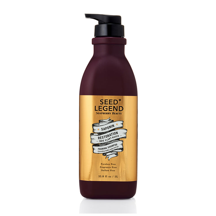 Soapberry Foaming Shampoo - Scalp Detox and Hair Growth - Seed Legend